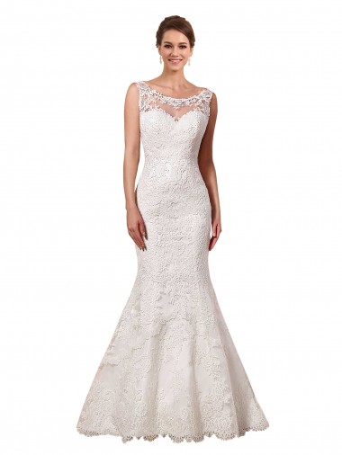 Sleeveless Ivory Mermaid Sweetheart Wedding Dresses Lincoln