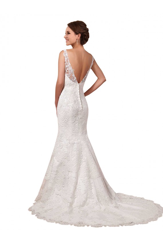 Sleeveless Ivory Mermaid Sweetheart Wedding Dresses Lincoln
