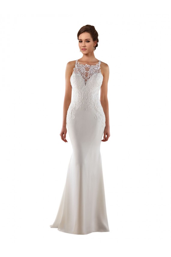 Sleeveless Ivory Mermaid Sweetheart Modern Wedding Dress Lincoln