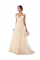 Sleeveless Ivory A-Line Sweetheart Long Wedding Dress Lincoln
