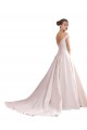 Sleeveless Ivory V-Back A-Line Off the Shoulder Wedding Dresses Lincoln