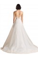 Sleeveless Ivory Low Back A-Line Sweetheart Bridal Wedding Dress Lincoln