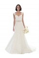 Sleeveless White Mermaid Off the Shoulder Beach Wedding Dress Lincoln