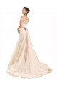 Sleeveless Ivory A-Line Off the Shoulder Beach Wedding Dress Lincoln