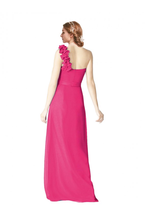 Sleeveless Azalea A-Line One Shoulder Bridesmaid Gown Lincoln