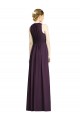 Sleeveless Grape A-Line V-Neck Bridesmaid Dress Lincoln