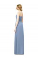 Sleeveless Dusty Blue A-Line Strapless Formal Dresses / Bridesmaid Dresses Lincoln