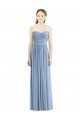 Sleeveless Dusty Blue A-Line Sweetheart Bridesmaid Gowns Lincoln