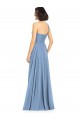 Sleeveless Dusty Blue A-Line One Shoulder Formal Dress / Bridesmaid Dress Lincoln