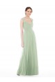 Cap Sleeves Sage A-Line Sweetheart Formal Dress / Bridesmaid Dress Lincoln