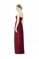 Sleeveless Burgundy A-Line Sweetheart Evening Dress / Bridesmaid Dress Lincoln
