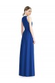 Sleeveless Silver A-Line Halter Neck Bridesmaid Dress / Evening Dress Lincoln