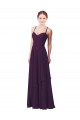 Sleeveless Grape Sheath Sweetheart Bridesmaid Dress Lincoln