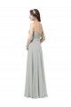 Sleeveless Silver A-Line Sweetheart Bridesmaid Dresses Lincoln