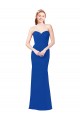 Sleeveless Royal Blue A-Line Sweetheart Bridesmaid Dress / Evening Gowns Lincoln