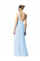 Sleeveless Light Sky Blue A-Line One Shoulder Bridesmaid Dress Lincoln