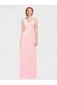 Sleeveless Pink A-Line One Shoulder Bridesmaid Dress Lincoln