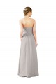 Sleeveless Oyster Silver A-Line Sweetheart Bridesmaid Dress Lincoln