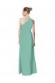 Sleeveless Jade A-Line One Shoulder Bridesmaid Dress Lincoln