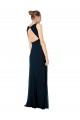 Sleeveless Midnight Green A-Line V-Neck Bridesmaid Dress Lincoln