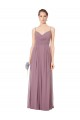 Sleeveless Pink Open Back A-Line Spaghetti Straps Bridesmaid Gowns Lincoln