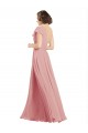 Sleeveless Bliss Pink A-Line One Shoulder Bridesmaid Dress / Evening Dress Lincoln