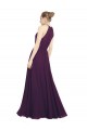 Sleeveless Grape Keyhole Back A-Line Halter Neck Bridesmaid Dress / Evening Dress Lincoln