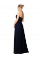 Sleeveless Dark Navy Sheath Sweetheart Bridesmaid Dress / Formal Dress Lincoln