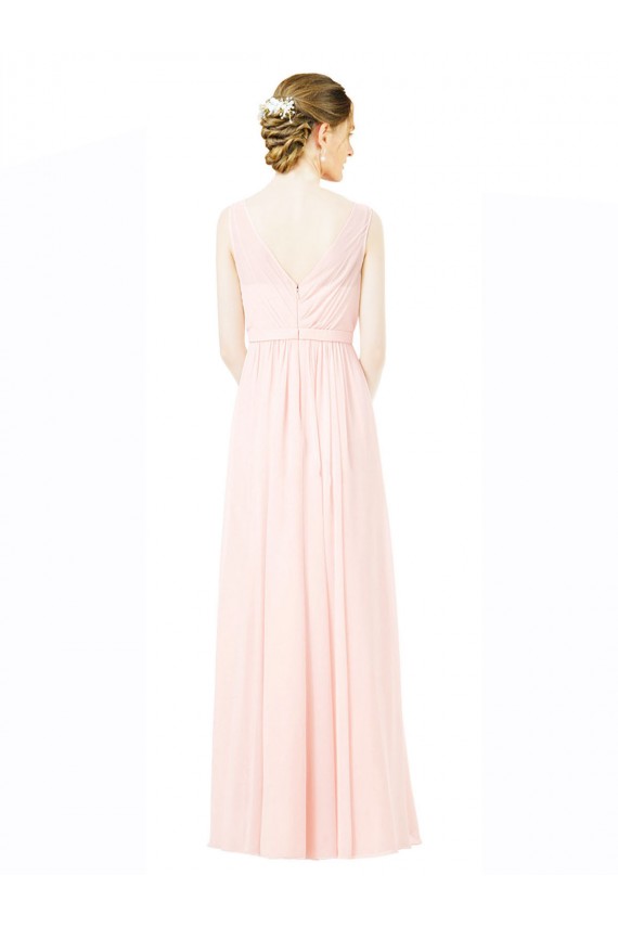 Sleeveless V-Back A-Line Sweetheart Bridesmaid Dress Lincoln