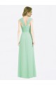 Cap Sleeves Mint Green V-Back A-Line Sweetheart Bridesmaid Dress Lincoln