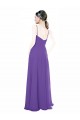 Sleeveless Purple A-Line Spaghetti Straps Bridesmaid Dress Lincoln