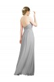 Sleeveless Silver Open Back A-Line Sweetheart Bridesmaid Dresses Lincoln