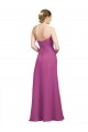 Sleeveless Wild Berry Open Back A-Line Sweetheart Bridesmaid Dress Lincoln