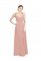Sleeveless Bliss Pink Open Back A-Line Sweetheart Bridesmaid Dress / Evening Dress Lincoln