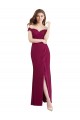 Sleeveless Mermaid Off the Shoulder Bridesmaid Dress / Formal Dress Lincoln