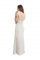 Sleeveless V-Back Mermaid Boat Neck Bridesmaid Dress Lincoln