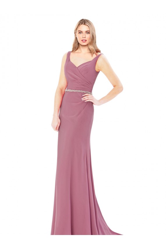 Sleeveless Low Back Sheath Sweetheart Prom Dress / Bridesmaid Dress Lincoln