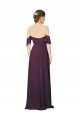 Cold Shoulder Grape Sheath Sweetheart Formal Dress / Bridesmaid Dress Lincoln