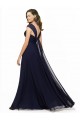Sleeveless Dark Navy A-Line Sweetheart Bridesmaid Gowns Lincoln