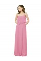 Sleeveless Skin Pink A-Line Spaghetti Straps Bridesmaid Dress Lincoln
