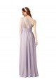 Sleeveless Grape A-Line One Shoulder Bridesmaid Dress Lincoln