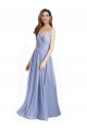 Sleeveless Open Back A-Line Chiffon & Lace Sweetheart Bridesmaid Dress / Evening Dress Lincoln