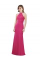 Sleeveless Ruby Criss Cross Open Back A-Line Halter Neck Bridesmaid Dress Lincoln