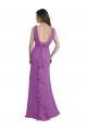 Sleeveless Dahlia Low Back A-Line V-Neck Bridesmaid Dress Lincoln