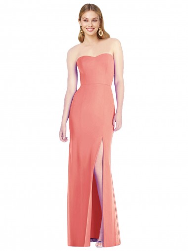 Sleeveless Desert Rose Trumpet Sweetheart Bridesmaid Dress Lincoln