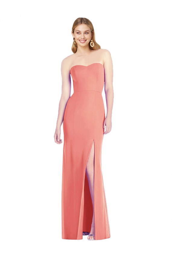 Sleeveless Desert Rose Trumpet Sweetheart Bridesmaid Dress Lincoln