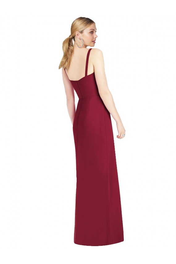 Sleeveless Lilac Mermaid Spaghetti Straps Bridesmaid Dress Lincoln