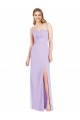 Sleeveless Lilac Mermaid Spaghetti Straps Bridesmaid Dress Lincoln