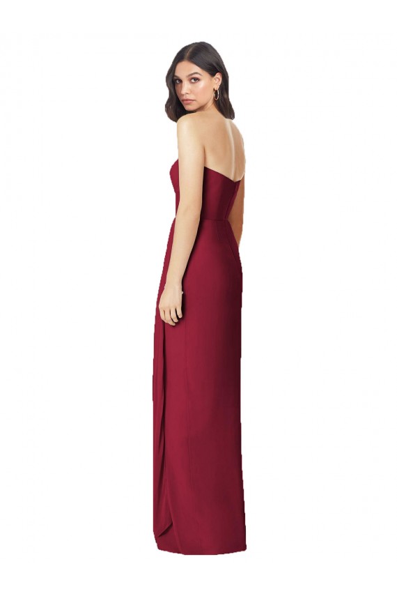 Sleeveless Olive Green Trumpet Sweetheart Bridesmaid Dress Lincoln
