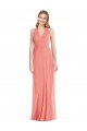 Sleeveless Desert Rose Trumpet Halter Neck Formal Evening Gown / Bridesmaid Dress Lincoln